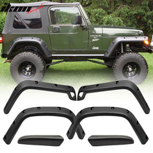 Load image into Gallery viewer, 1997-2006 Jeep Wrangler TJ Sport Utility 7" Wide Black Fender Flares