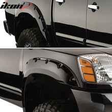 Load image into Gallery viewer, 2004-2015 Nissan Titan Pocket Rivet Unpainted Smooth Fender Flares ABS