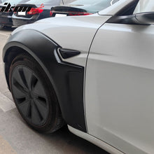 Load image into Gallery viewer, 2017-2024 Tesla Model 3 IKON Fender Flares Sanded Wheel Cover ABS 6PCS