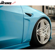 Load image into Gallery viewer, 2017-2024 Tesla Model 3 IKON Fender Flares Sanded Wheel Cover ABS 6PCS