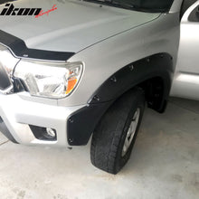 Load image into Gallery viewer, 2012-2015 Toyota Tacoma Pocket Rivet Black Fender Flares PP 73.5" Bed