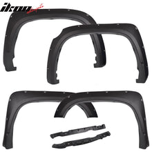 Load image into Gallery viewer, 2014-2020 Toyota Tundra Pocket Rivet Style Black Fender Flares PP