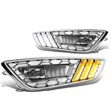 Load image into Gallery viewer, 15-17 Ford Focus LED DRL Fog Lights w/ Chrome Bezel (4-DR Only)