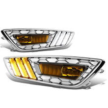 Load image into Gallery viewer, 2015-2017 Ford Focus LED DRL Fog Lights with Bezel Chrome Yellow
