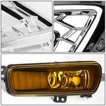 Load image into Gallery viewer, 2015-2017 Ford Focus LED DRL Fog Lights with Bezel Chrome Yellow