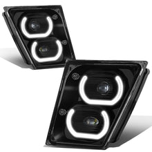 Load image into Gallery viewer, 04-18 Volvo VN VNL Halo DRL Fog Lights - Black