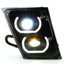 Load image into Gallery viewer, 04-18 Volvo VN VNL Halo DRL Fog Lights - Black