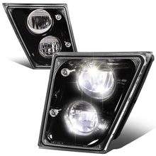 Load image into Gallery viewer, 2003-2017 Volvo VN VNL VNM VNX LED Fog Lights - Black