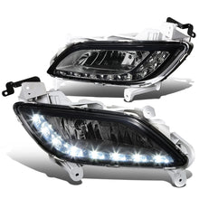 Load image into Gallery viewer, 2012-2016 Hyundai Veloster LED DRL Fog Lights with Switch - Smoke