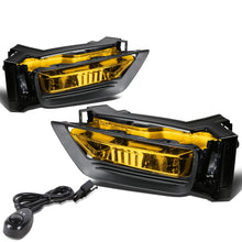 Load image into Gallery viewer, 2013-2014 Honda Accord 4-Door Fog Lights with Switch H11 Amber