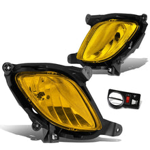 Load image into Gallery viewer, 2010-2012 Hyundai Genesis Coupe Fog Lights w/ Switch - Amber 881 Bulb