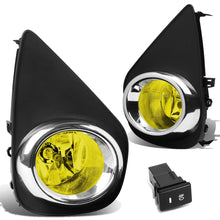 Load image into Gallery viewer, 15-16 Toyota Yaris Hatchback Fog Lights w/ Switch H16 Bulb Amber
