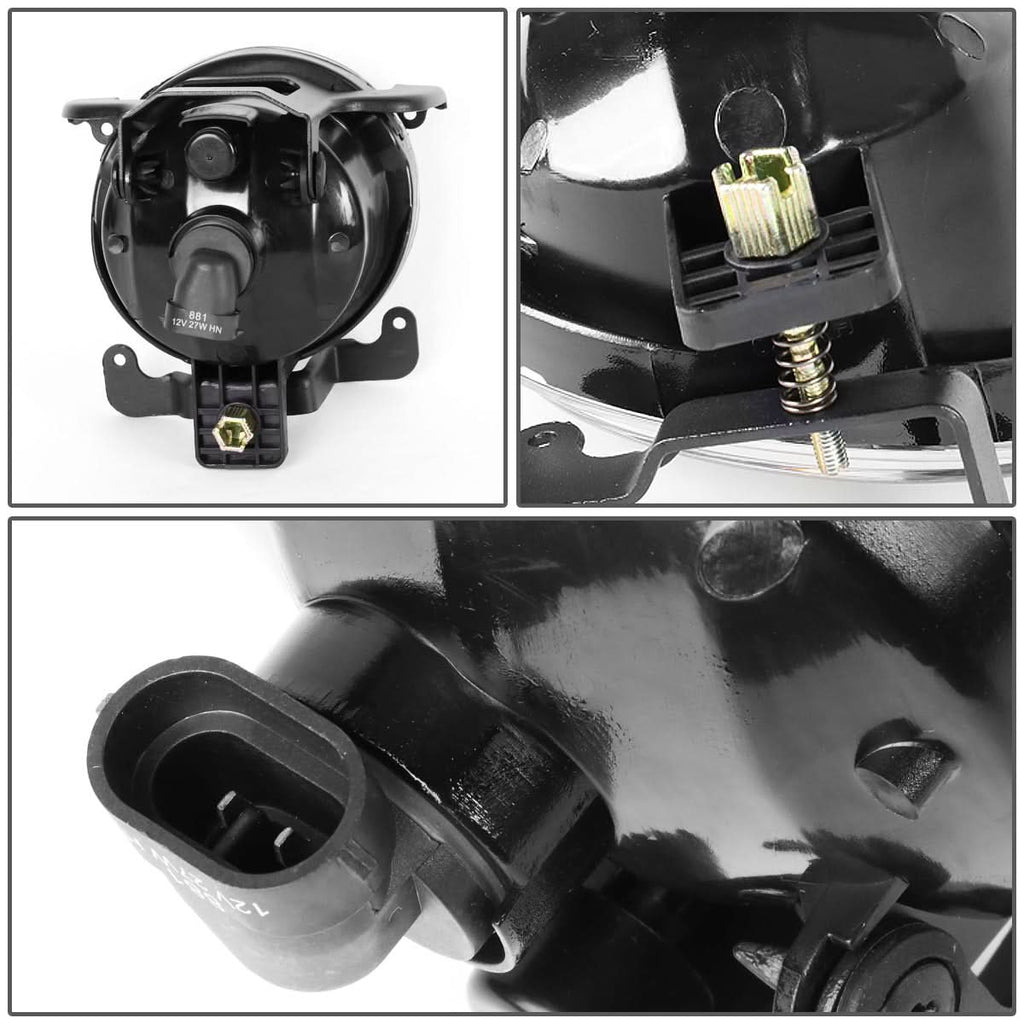 2003-2006 Hyundai Accent Smoke Fog Lights with 881 Bulb