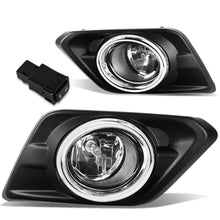 Load image into Gallery viewer, 2014-2016 Nissan Rogue Fog Lights with Switch &amp; Bezel - Chrome/Clear