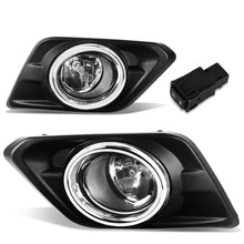 Load image into Gallery viewer, 2014-2016 Nissan Rogue Fog Lights with Switch &amp; Bezel - Chrome/Clear