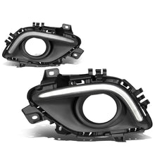 Load image into Gallery viewer, 2014-2016 Mazda 6 Fog Light Cover with DRL Strip - Black/Chrome