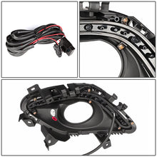 Load image into Gallery viewer, 2014-2016 Mazda 6 Fog Light Cover with DRL Strip - Black/Chrome