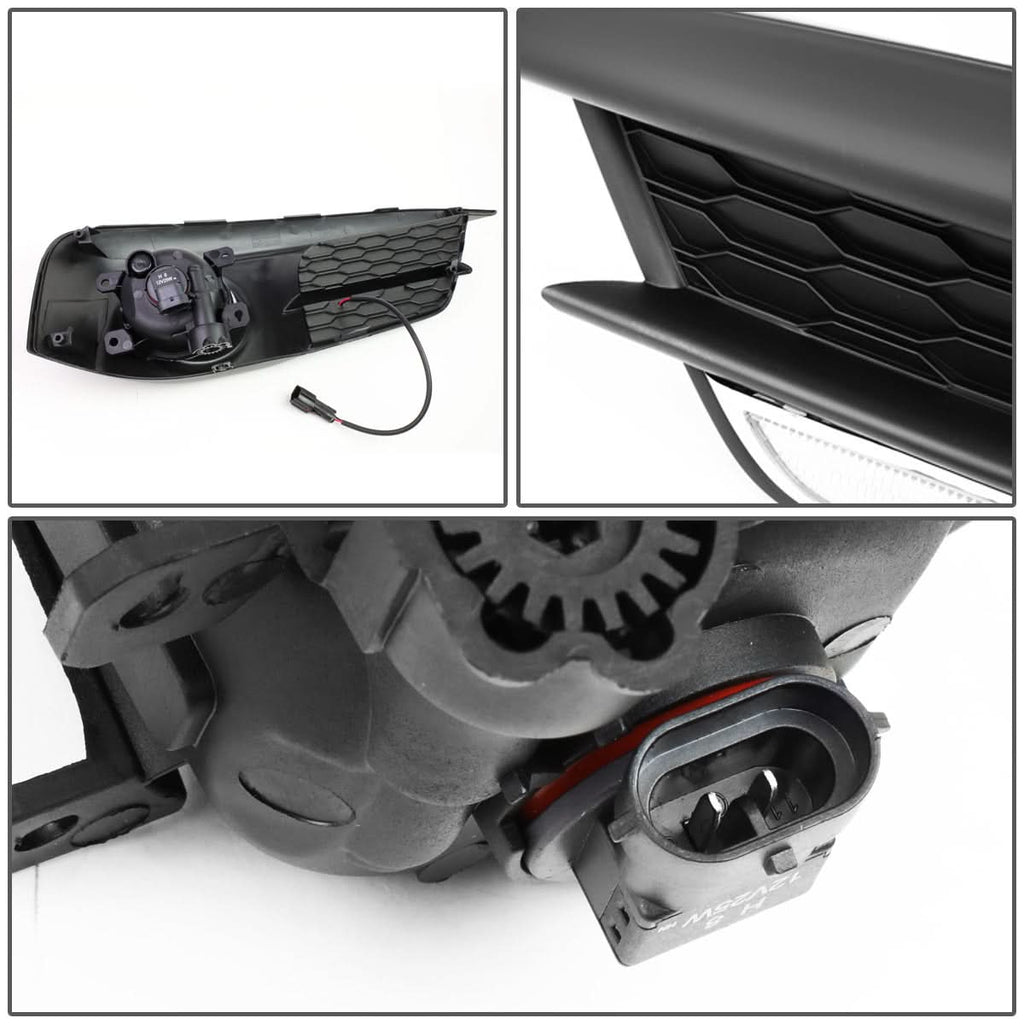 2016-2017 Honda Civic Sedan/Coupe Fog Lights with LED DRL Bezel