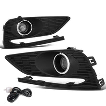 Load image into Gallery viewer, 2016-2018 Chevrolet Cruze Fog Lights with Switch &amp; Bezel Chrome/Clear
