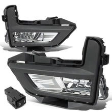 Load image into Gallery viewer, 17-18 Nissan Rogue Fog Lights with Black Bezel Chrome Clear