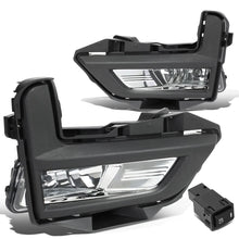 Load image into Gallery viewer, 17-18 Nissan Rogue Fog Lights with Black Bezel Chrome Clear
