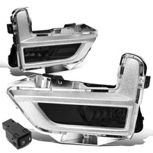 Load image into Gallery viewer, 2017-2018 Nissan Rogue Smoke Fog Lights with Chrome Bezel