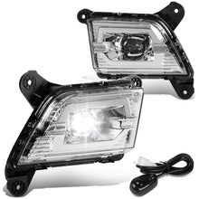 Load image into Gallery viewer, 2019-2020 Chevrolet Silverado 1500 LED Fog Lights with Switch Chrome