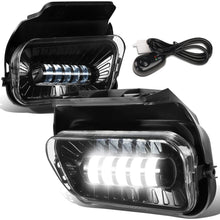 Load image into Gallery viewer, 2003-2007 Chevrolet Silverado LED Projector Fog Lights Chrome