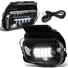 Load image into Gallery viewer, 2003-2007 Chevrolet Silverado LED Projector Fog Lights Chrome