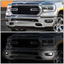 Load image into Gallery viewer, 2019-2022 RAM 1500 LED Fog Lights Chrome/Clear w/ Parking Sensors