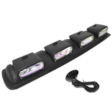 Load image into Gallery viewer, Universal 38" Neo Chrome Roof Mounted Fog Lights w/ Switch &amp; Wiring