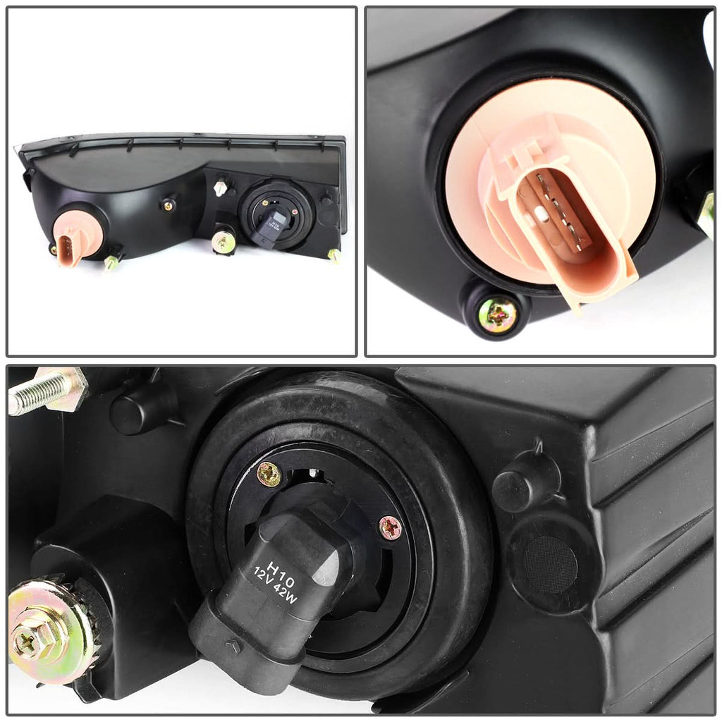 07-14 Cadillac Escalade Smoke Fog Lights with Switch and Bezel
