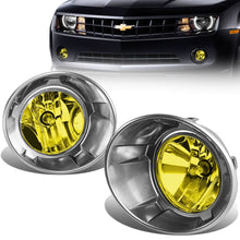 Load image into Gallery viewer, 2010-2013 Chevrolet Camaro Amber Fog Lights with Bezel