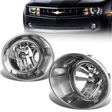 Load image into Gallery viewer, 2010-2013 Chevrolet Camaro Fog Lights with Bezel - Chrome/Clear