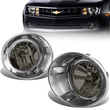 Load image into Gallery viewer, 2010-2013 Chevrolet Camaro Smoke Fog Lights with Bezel 5202 Bulb