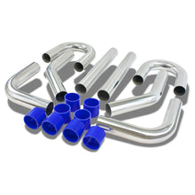 Load image into Gallery viewer, Universal Intercooler Piping Kit 2.00" 8PC Aluminum Pipes Hoses Clamps