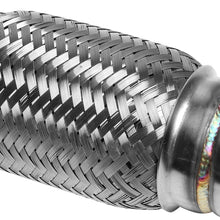 Load image into Gallery viewer, 97-01 Toyota Flex Pipe 2.00" IN / 2.50" OUT 3-Bolt Flange+O2 Port