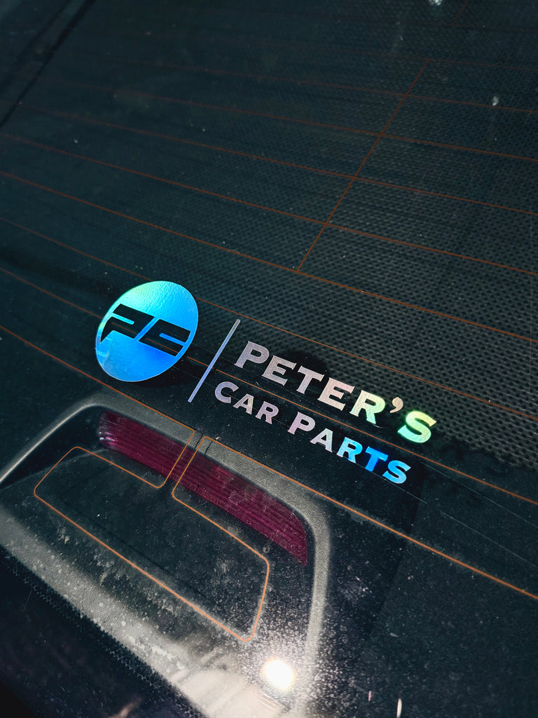 Peter's Car Parts Decal