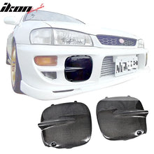 Load image into Gallery viewer, 1993-2001 Subaru Impreza WRX STi Front Foglight Cover Kit Carbon Fiber