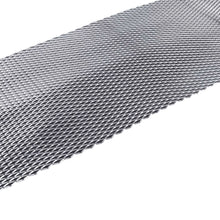 Load image into Gallery viewer, Universal Silver Grille Prismatic Mesh Diy Bumper Grill Kit