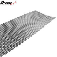 Load image into Gallery viewer, Universal Cellular Hexagon Silver Mesh Grill Bumper Grill Kit Aluminum