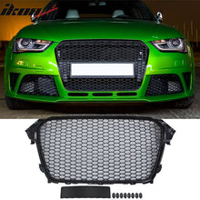 Load image into Gallery viewer, 2013-2016 Audi A4 RS4 Style Black Front Hood Grille ABS
