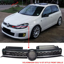 Load image into Gallery viewer, 2010-2014 Volkswagen Golf MK6 &amp; Jetta GTI Style Front Hood Grille ABS