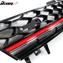 Load image into Gallery viewer, Fits 15-17 Golf MK7 Mesh GTI Red Trim Front Grille Logo Badge Base