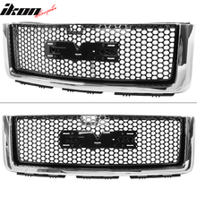 Load image into Gallery viewer, 2007-2013 GMC Sierra 1500 Car Front Grille Upper Hood  Guards ABS