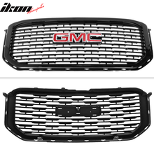 Load image into Gallery viewer, 2015-2019 GMC Yukon Denali Front Upper Grille Black + Red GMC Emblem