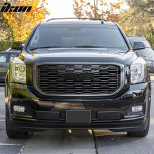 Load image into Gallery viewer, 2015-2020 GMC Yukon Denali Style Black Front Bumper Upper Grille ABS