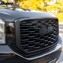 Load image into Gallery viewer, 2015-2020 GMC Yukon Denali Style Black Front Bumper Upper Grille ABS