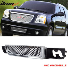 Load image into Gallery viewer, 2007-2014 GMC Yukon Chrome Round Hole Mesh Style Upper + Lower  Grille