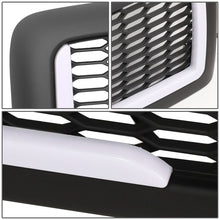 Load image into Gallery viewer, 94-02 Dodge Ram Honeycomb Mesh Grille w/ LED DRL Lights - Matte Black